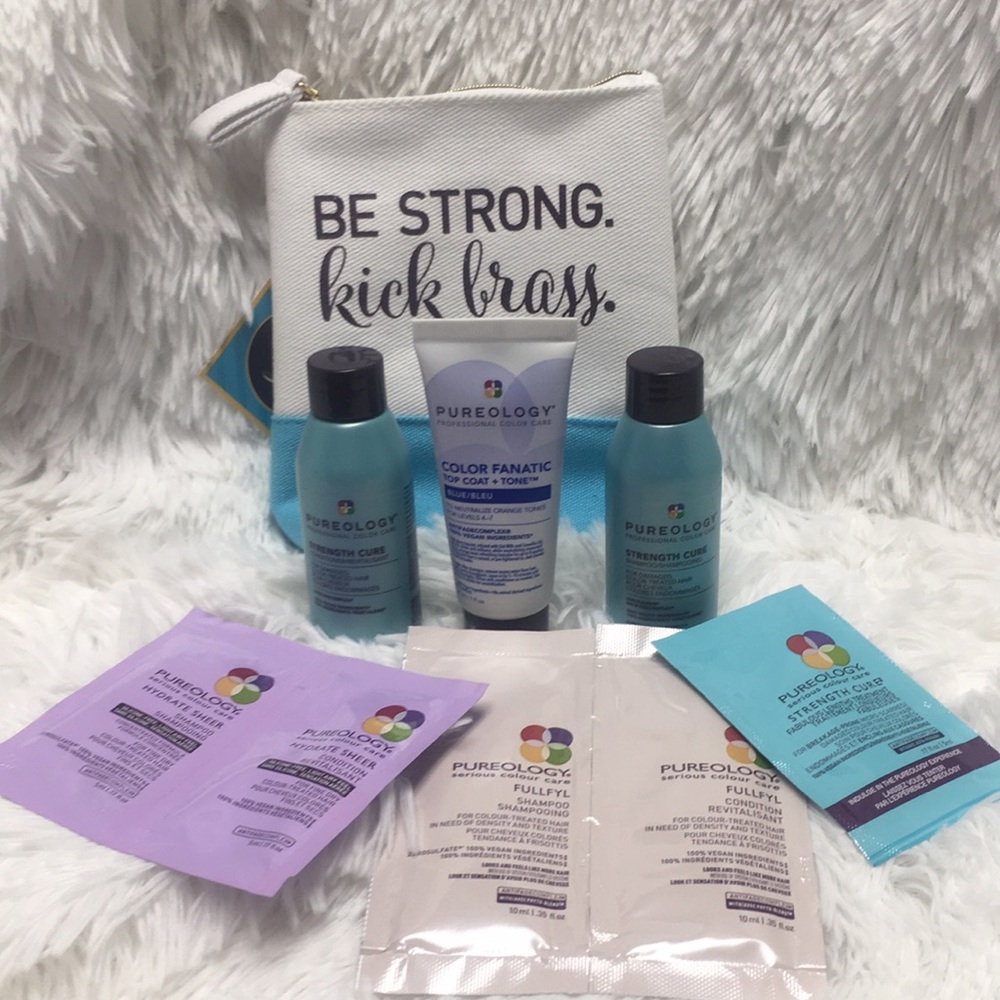 Pureology Be Strong Kick Brass Gift Bag